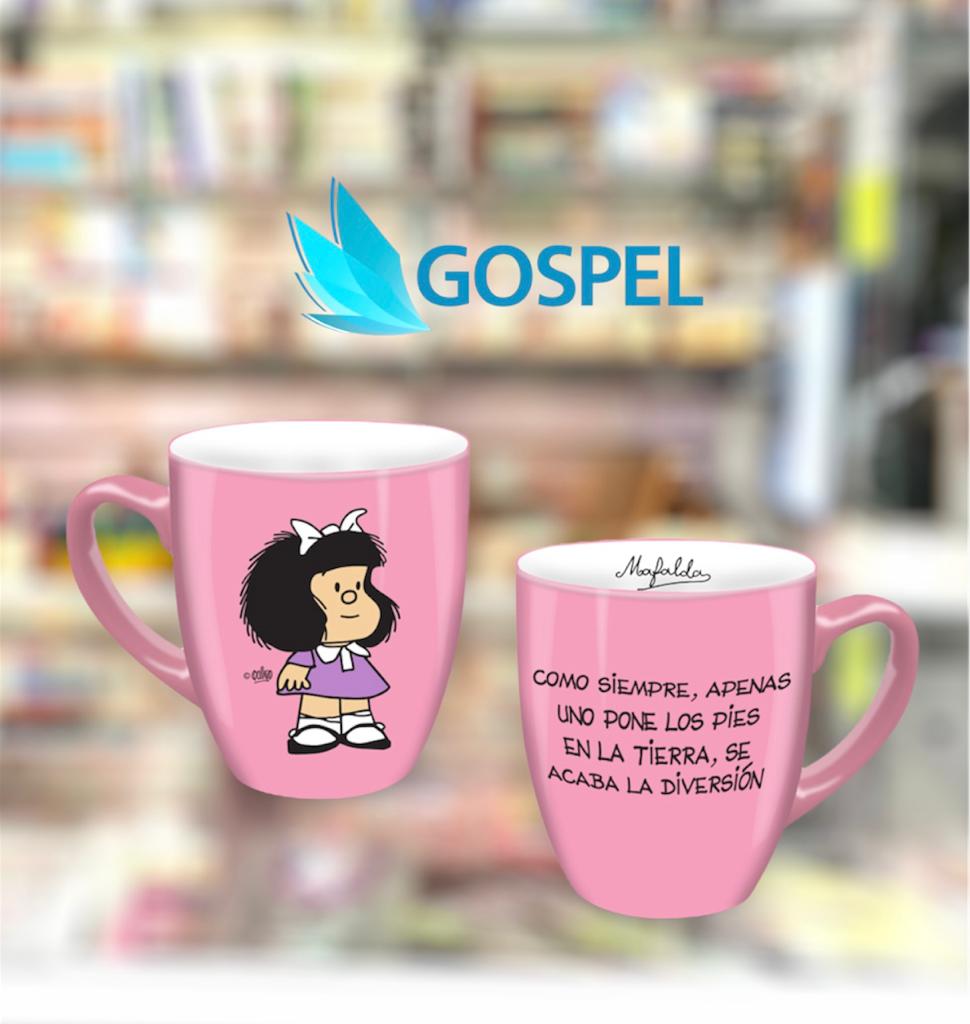 Conejo fusión Regularmente Taza Mafalda | Librería Gospel